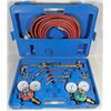Image 1 : OXY-ACETYLENE TORCH SET IN CASE WITH TORCH, HOSES