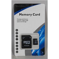 NEW 32GB MICRO SD CARD WITH ADAPTOR
