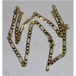 NEW 22" GOLD PLATED CHAIN