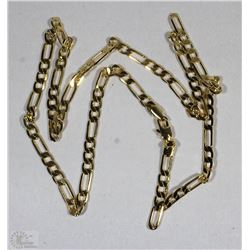 NEW 22" GOLD PLATED CHAIN
