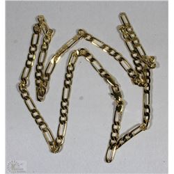 NEW 22" GOLD PLATED CHAIN