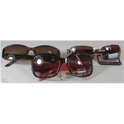 NEW 3PACK DESIGNER LADIES SUNGLASSES