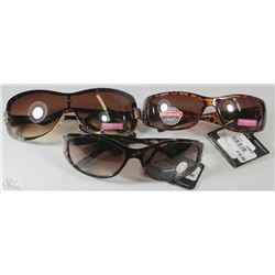 NEW 3PACK DESIGNER LADIES SUNGLASSES