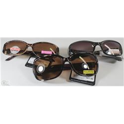 NEW 3PACK DESIGNER LADIES SUNGLASSES
