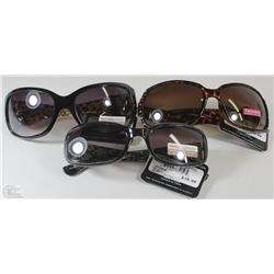 NEW 3PACK DESIGNER LADIES SUNGLASSES