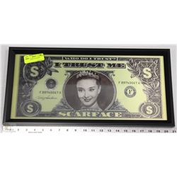 MONEY THEMED 3D FRAMED PICTURE