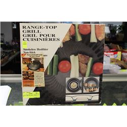 NEW RANGE-TOP GRILL, SMOKELESS &