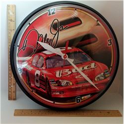 BUDWEISER CLOCK WITH DALE ERNHART JR