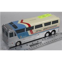 VINTAGE GREYHOUND BUS COIN BANK (HONG KONG)