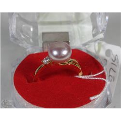 #47-FRESH WATER PEARL RING,925 STERLING SILVER