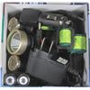 Image 1 : 6000 LUMEN TACTICAL LED HEADLAMP WITH 2 CHARGERS