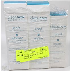 NEW "CLEAR NOW" SKIN CARE SYSTEM - ACNE