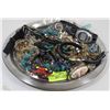 Image 1 : LARGE BAG OF ASSORTED FASHION JEWELRY & WATCHES