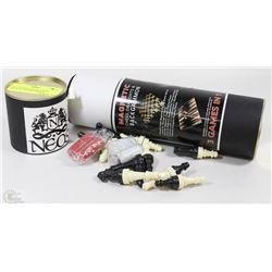 NEW NEOS MAGNETIC CHESS, DRUAGHTS,BACKGAMMON