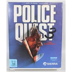 VINTAGE POLICE QUEST 3 "THE KINDRED" 1991 PC GAM
