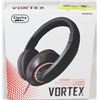 Image 1 : NEW BLACK  VORTEX STEREO HEADPHONES WITH STEREO