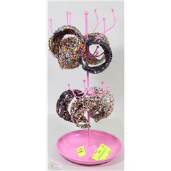 7 ASSORTED BEADED BRACELETS