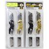 Image 1 : SET OF 4 UTILITY KNIVES WITH SPARE BLADES
