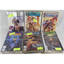 LARGE LOT OF CONAN COMICS