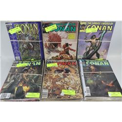 LARGE LOT OF CONAN COMICS
