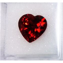 HEART SHAPED GARNET GEMSTONE