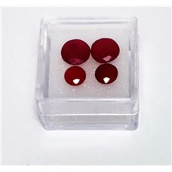 LOT OF 4 NATURAL RUBY GEMSTONES