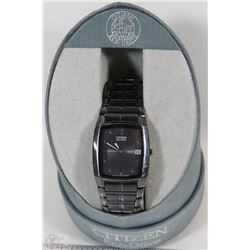 CITIZEN ECO DRIVE WATCH SQUARE FACE