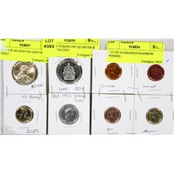 COIN COLLECTION INCLUDING, LOT OF 4 CANADIAN