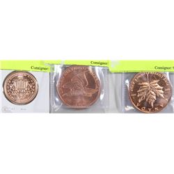 LOT OF 3 COPPER COINS