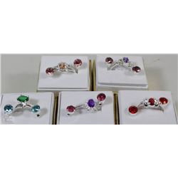 LOT OF 5 FASHION EARRINGS/RING SETS