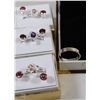 Image 1 : LOT OF 3 FASHION EARRINGS/RING SETS AND .925 MENS