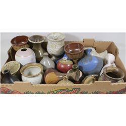 FLAT OF VARIOUS PIECES OF POTTERY