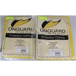 LOT OF 2 BIB OVERALL WITH FLY FRONT SIZE SMALL