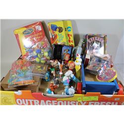 VINTAGE VARITY OF TOYS/BENDER/CHIPMUMKS/KELLOGGS