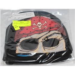 3 PACK OF KIDS GLOW IN THE DARK TOQUES