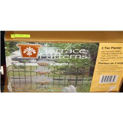 NEW TERRACE PATTERN'S 3 TIER PLANTER 60" HIGH