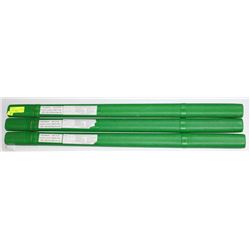 LOT OF 3 TIG ER90S-B3 WELDING ROD SIZE 3/32"X36"