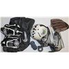 Image 1 : BAG OF SPORTS EQUIPMENT INCL REEBOK SIZE 9 SKATES