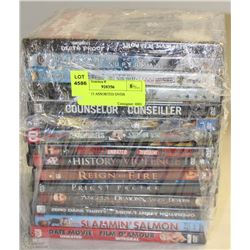 LOT OF 15 ASSORTED DVDS