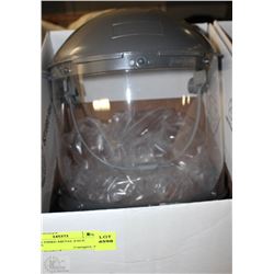 LOT OF 2 FIBRE-METAL FACE SHIELDS