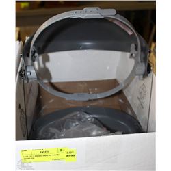 LOT OF 2 FIBRE-METAL FACE SHIELDS