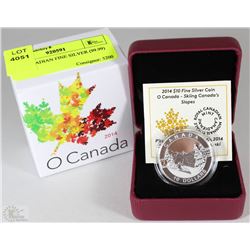 2014 CANADIAN FINE SILVER (99.99) $10 COIN