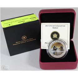2013 CANADIAN 25 CENT COLOURED COIN