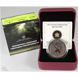 2013 CANADIAN 25 CENT COLOURED COIN