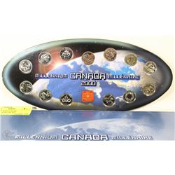 2000 CANADIAN UNCIRC. MILLENNIUM COIN SET