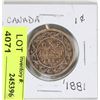 Image 1 : 1881 CANADIAN ONE CENT COIN