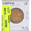 Image 1 : 1913 CANADIAN ONE CENT COIN