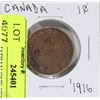 Image 1 : 1916 CANADIAN ONE CENT COIN