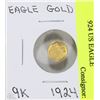 Image 1 : 9K 1924 GOLD COIN - COPY OF BIGGER 1924 US EAGLE