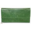 Image 1 : NEW DELLA LEATHER KAREN WALLET GREEN COLOR